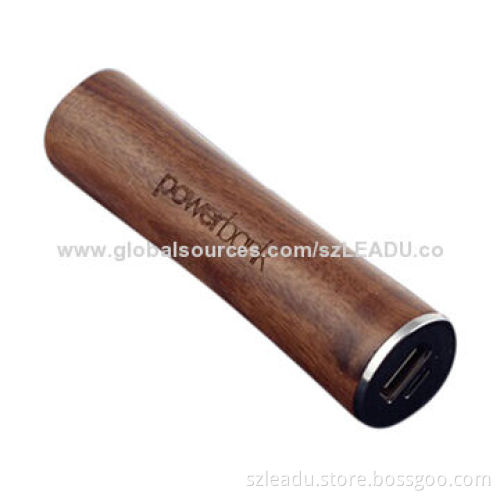 Power banks, wooden shape
